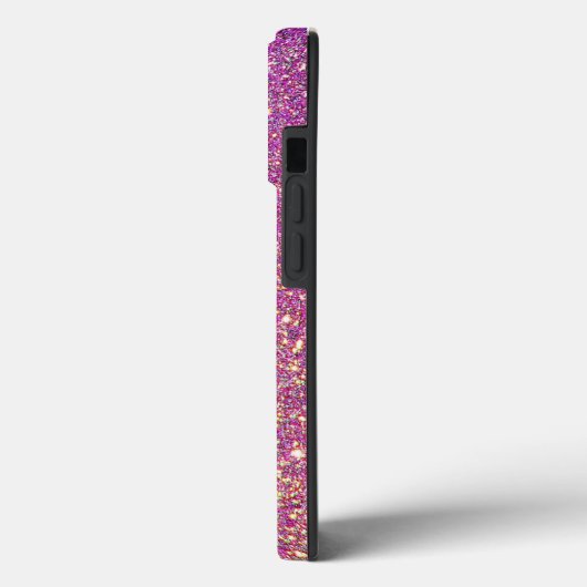 Roze glitter Case-Mate iPhone case (Achterkant / Links)