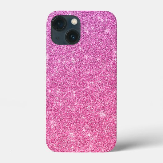 Roze glitter Case-Mate iPhone case (Achterkant)
