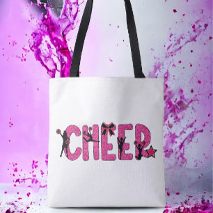 Roze Glitter Cheerleader Cheer Draagtas