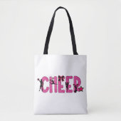 Roze Glitter Cheerleader Cheer Draagtas (Voorkant)