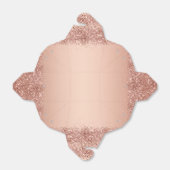 Roze glitter Creëer Uw eigen voordeur Bedankdoosjes (Uitgevouwen)