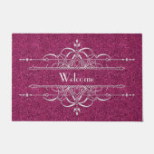 Roze glitter deurmat (Voorkant)