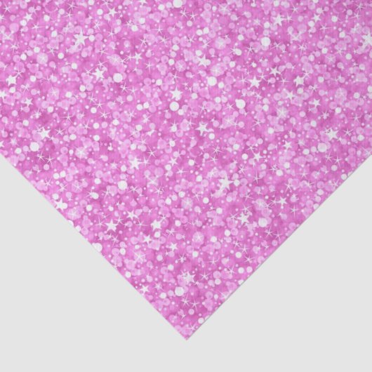 Roze glitter en sparkles tissuepapier (Detail)