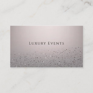 Roze Glitter Feest Evenementen Planner Visitekaartje