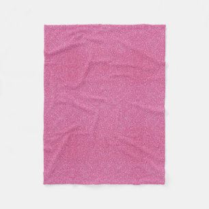 Roze Glitter Fleece Blanket