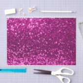 Roze Glitter Fuchsia Glitterende Sweet 16 Bruids V Tissuepapier (Craft)