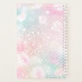  roze glitter Girly Glamoureus Planner (Achterkant)