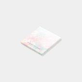  roze glitter Girly Glamoureus Post-it® Notes (Schuin)