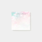  roze glitter Girly Glamoureus Post-it® Notes (Voorkant)