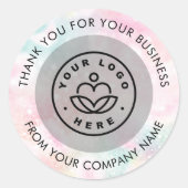  roze glitter Girly Glamoureus Ronde Sticker (Voorkant)