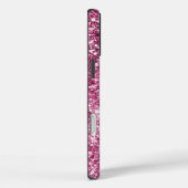Roze Glitter Glam Hart Case-Mate iPhone Case (Achterkant / Rechts)