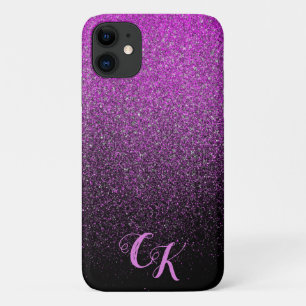 Roze Glitter Glans Aangepaste Telefoonhoes iPhone 11 Hoesje
