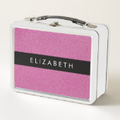 Roze Glitter, Glitter Achtergrond, Jouw naam (Voorkant)