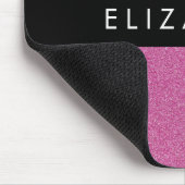 Roze Glitter, Glitter Achtergrond, Jouw naam Muismat (Hoek)