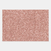 Roze Glitter Glitz sparkle Inpakpapier Vel (Voorkant 3)