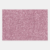 Roze Glitter Glitz sparkle Inpakpapier Vel (Voorkant 2)