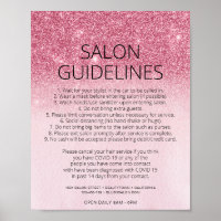 Roze Glitter Hair Salon Covid Health Safety