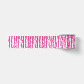 Roze Glitter Houtstructuur Lint (Voorkant)