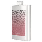 Roze Glitter Leopard Huid Flacon (Links)