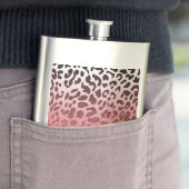Roze Glitter Leopard Huid Flacon (Voorbeeld)