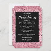 Roze Glitter Leopard Ombre Kaart (Voorkant)