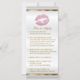 Roze Glitter Lip Instructies 2