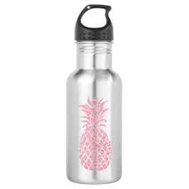 Roze glitter look ananas waterfles 