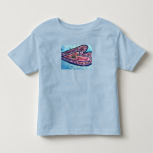 Roze glitter Love Hearts Custom T-Shirt