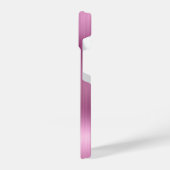 Roze Glitter Monogram iPhone Hoesje (Linkerkant)