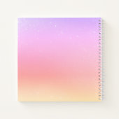 Roze Glitter Mooie Diary Notitieboek (Achterkant)