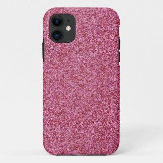 Roze glitter mousserend iPhone 11 hoesje