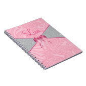 Roze glitter notitieboek (Rechterzijde)