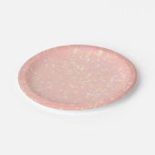 Roze glitter papieren bord (Gekanteld)