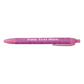 Roze glitter pen met gepersonaliseerde aangepaste  (Bodem)