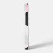 Roze Glitter Pretty Bokeh Patroon iPhone Hoesje (Linkerkant)