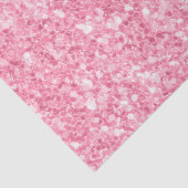 Roze Glitter Print Tissuepapier (Detail)