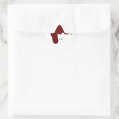 Roze glitter sparkle art design add name text ster sticker (Tas)