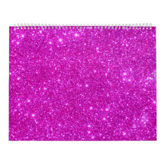 Roze glitter Sparkle  Design Calendar Kalender