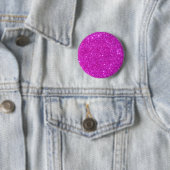 Roze glitter Sparkle  Design Ronde Button 5,7 Cm (In situ)