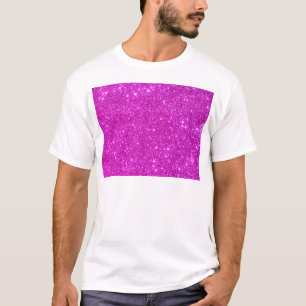 Roze glitter Sparkle Design T-shirt