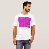 Roze glitter Sparkle Design T-shirt (Voorkant volledig)