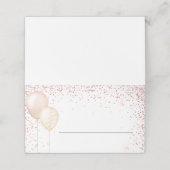 Roze glitter speciale gelegenheid (Buitenkant ongevouwen)