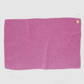 Roze glitter, sprankeling, glitter achtergrond golfhanddoek (Horizontaal)