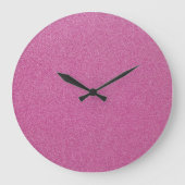 Roze glitter, sprankeling, glitter achtergrond grote klok (Voorkant)