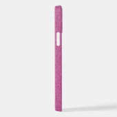 Roze glitter, sprankeling, glitter achtergrond iPhone hoesje (Rechterkant)