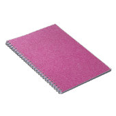 Roze glitter, sprankeling, glitter achtergrond notitieboek (Rechterzijde)