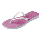 Roze glitter, sprankeling, glitter achtergrond teenslippers (Schuin)