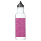 Roze glitter, sprankeling, glitter achtergrond waterfles (Links)