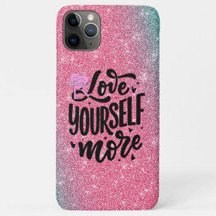 ROZE GLITTER TELEFOONHOESJE iPhone 11 PRO MAX HOESJE