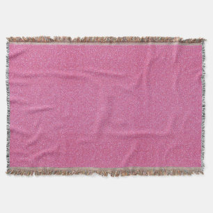 Roze glitter Throw Blanket Deken